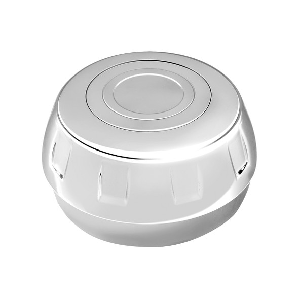 88259-UP CHROME STEERING WHEEL HUB & HORN BUTTON KIT FOR PETERBILT (2006+) & KENWORTH (2003+)