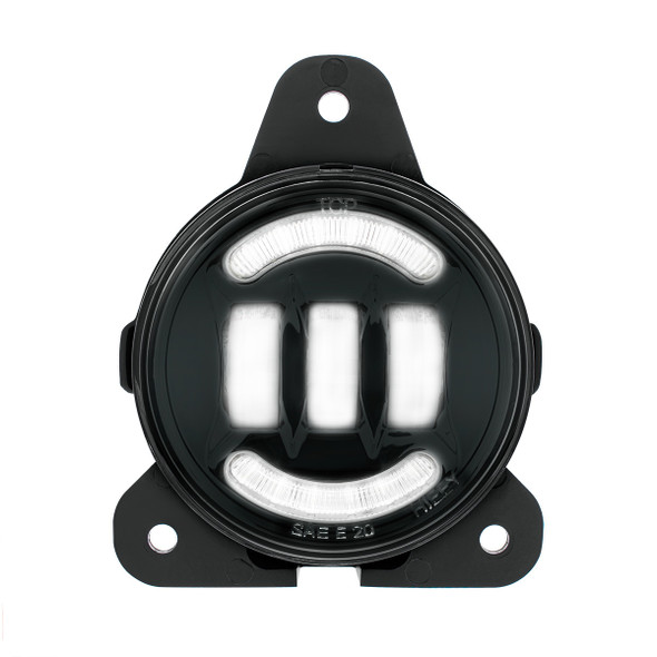 Blackout 6 LED Competition Series Projector Fog Light For 2018-2024 Volvo VNR