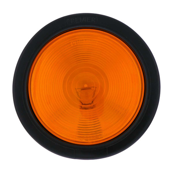 4" Round Dual Function Turn Signal Light Kit - Amber Lens