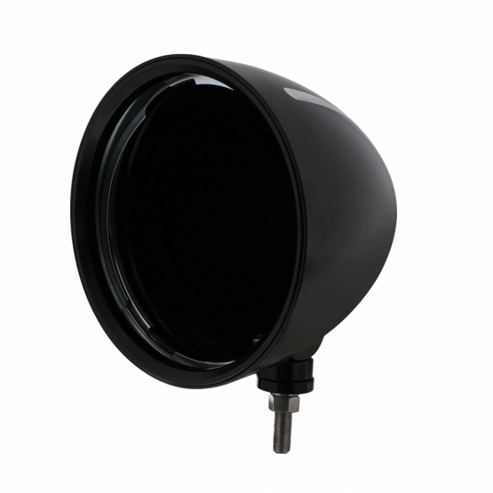 Black "BILLET" Style Groove Headlight Housing