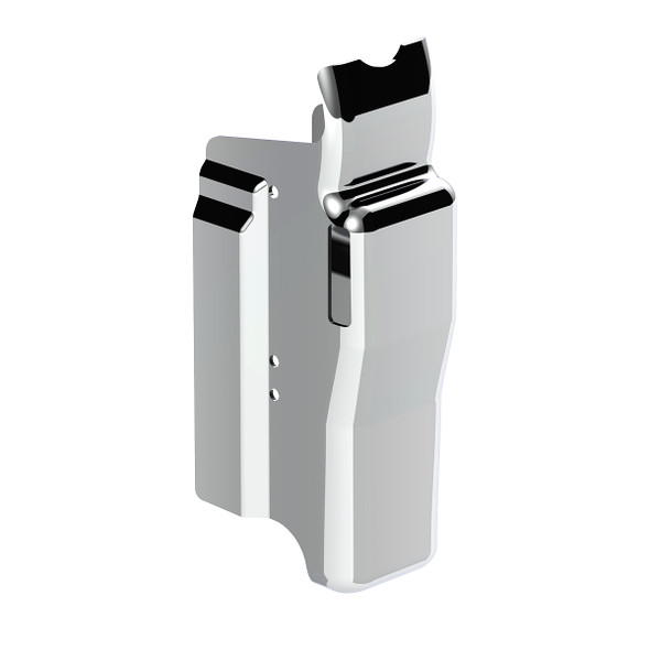 40949-UP CHROME PLASTIC MID STEERING COLUMN COVER FOR PETERBILT 379/378 (1998-2005), 335 (2005-2010), 330 (2000-2010)