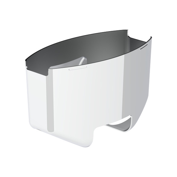 40905-UP CHROME UPPER STEERING COLUMN COVER FOR 1997-2001 KENWORTH W900/T800 AND PETERBILT 379/378