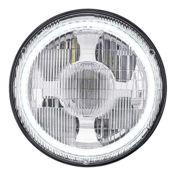 ULTRALIT - High Power LED 7" Projection Light With Dual Color LED Halo & Classic Style Lens