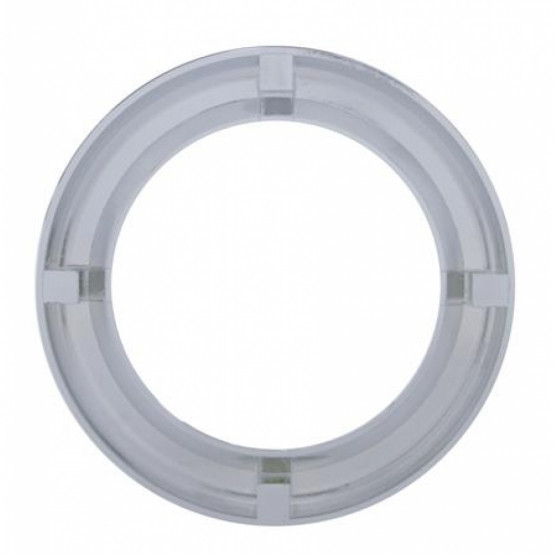 Chrome Twist-On Light Bezel For 4" Round Light Grommet