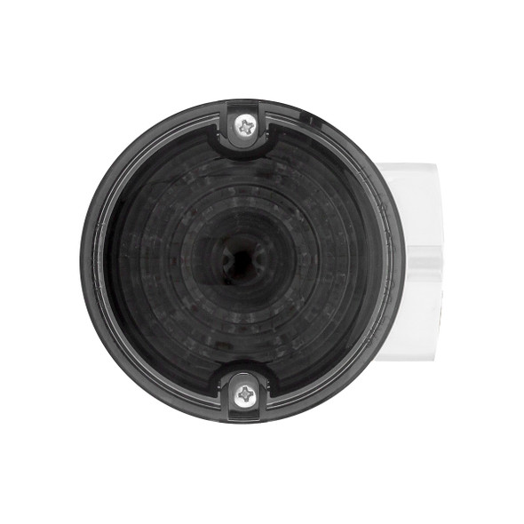 21 LED 3-1/4" Dual Function Signal Light For Harley Motorcycle With Housing - Amber LED/Smoke Lens