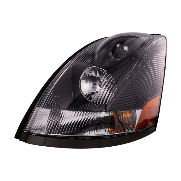 Black Headlight For 2003-2017 Volvo VN/VNL - Driver