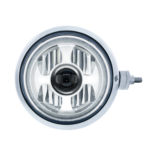 SS Guide 682-C Style Headlight Assembly W/LED Headlight & Dual Color Position Light - R/H (Horizontal Mount)