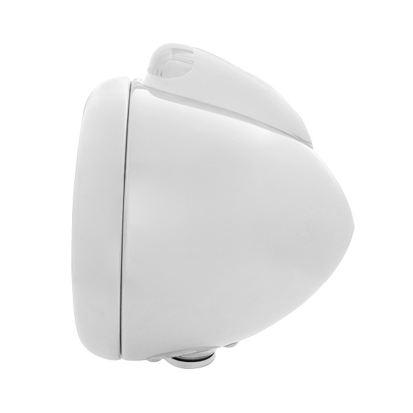 Chrome Guide 682-C Headlight Crystal H4 & Dual Mode LED Signal - Clear Lens