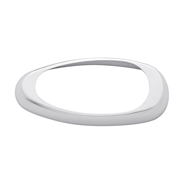 Chrome Plastic Sleeper Fairing Light Bezel For Freightliner Century/Columbia/Coronado