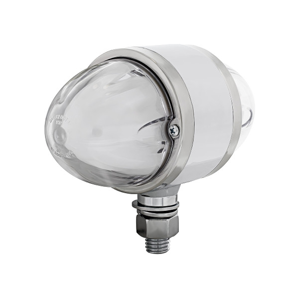 18 LED Dual Function GloLight Double Face Light - Amber & Red LED/Clear Lens