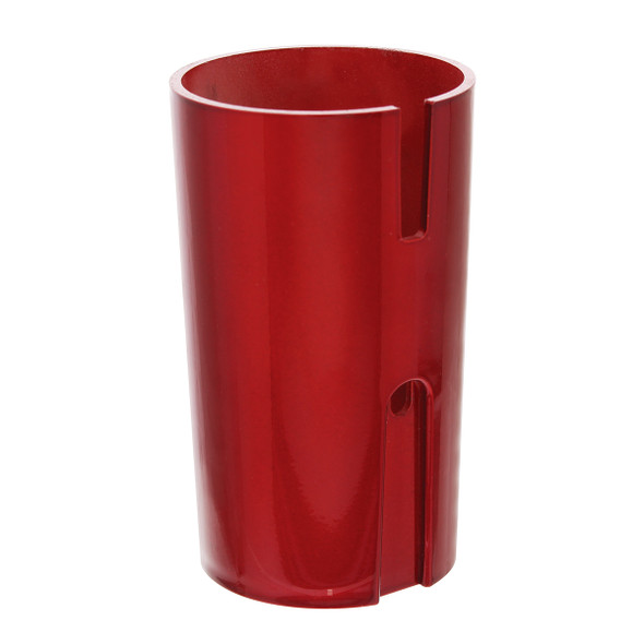 70582-UP PLASTIC LOWER GEARSHIFT KNOB COVER - CANDY RED
