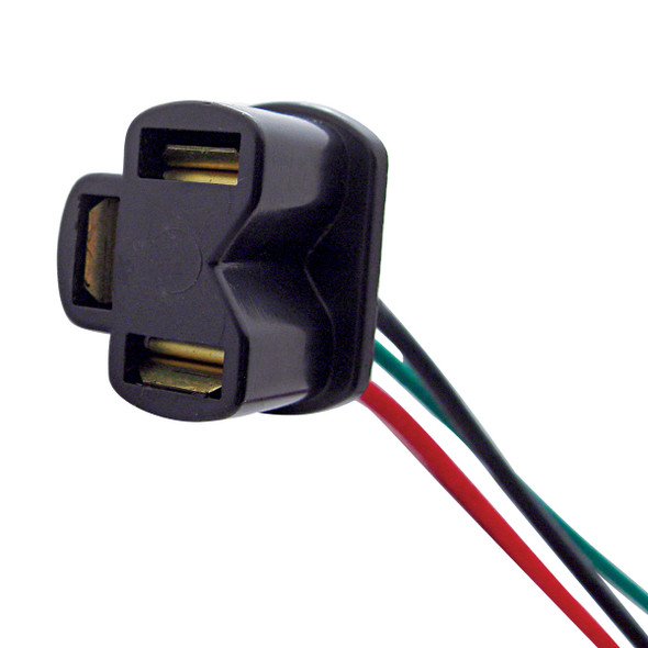 3 Contact Female Headlight Pigtail For H4 Halogen Bulb (Bulk)