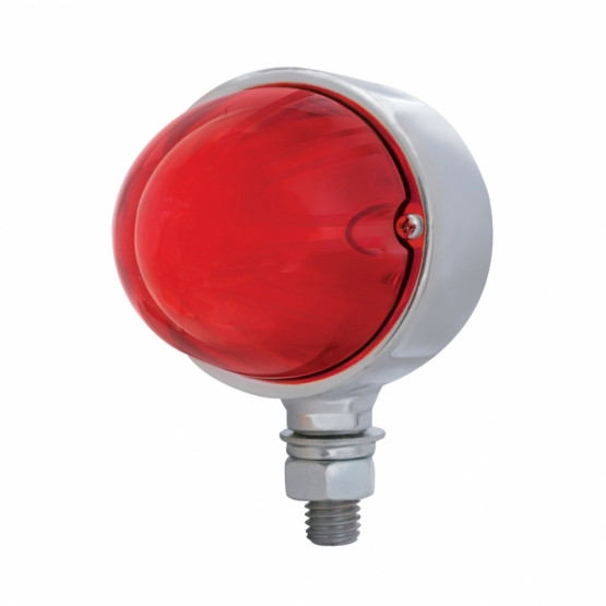 9 LED Dual Function GloLight Single Face Light - Red LED/Red Lens