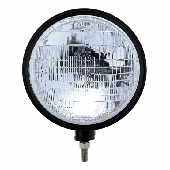 Black "Billet" Style Groove Headlight H6014 Bulb