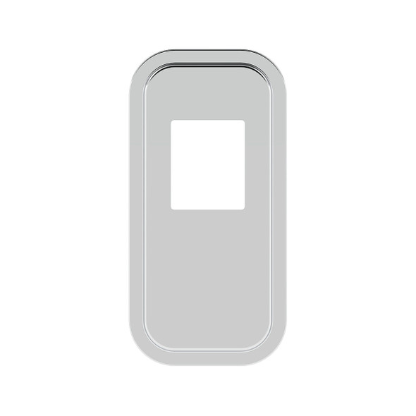 21732-UP PETERBILT STAINLESS STEEL SHIFT PLATE COVER - 5-3/4" X 4-3/4" OPENING