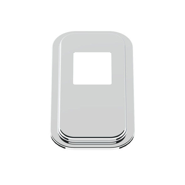 21732-UP PETERBILT STAINLESS STEEL SHIFT PLATE COVER - 5-3/4" X 4-3/4" OPENING