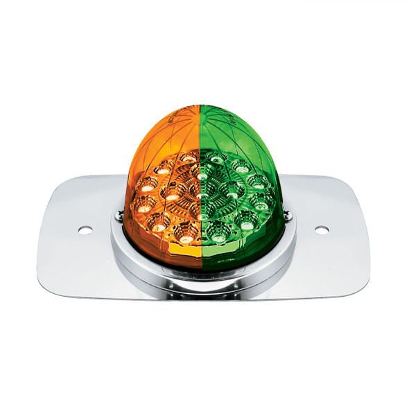 304 SS Turn Signal Light Kit W/ 17 LED Double Fury Watermelon For 2008-2017 FL Cascadia-Amber & Green LED