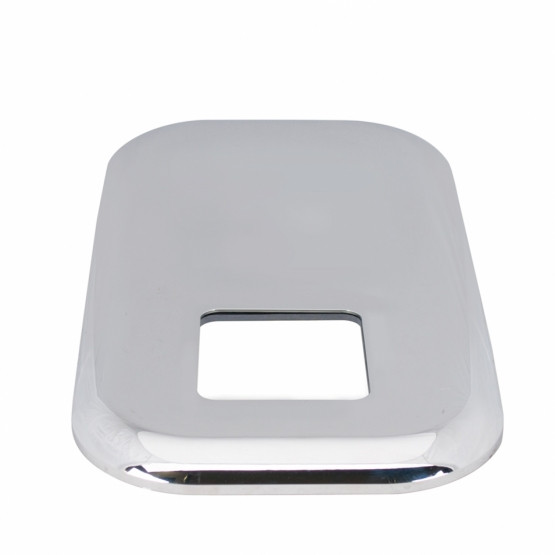 41751B-UP CHROME SHIFT PLATE COVER FOR PETERBILT TRUCKS - FITS OEM S22-6041M01-234 (BULK)