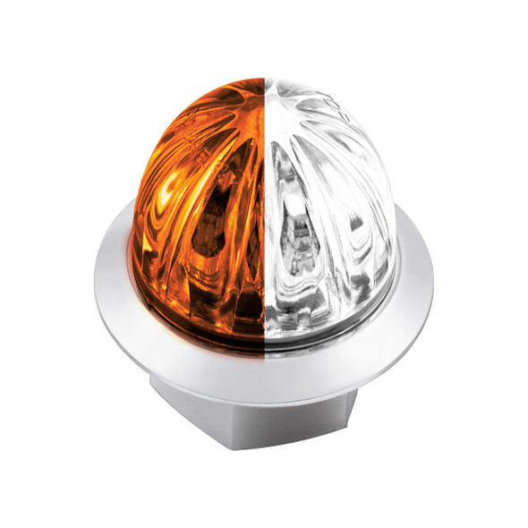Double Fury 4 LED Dual Function 1-1/8" Watermelon Light-Amber & White LED