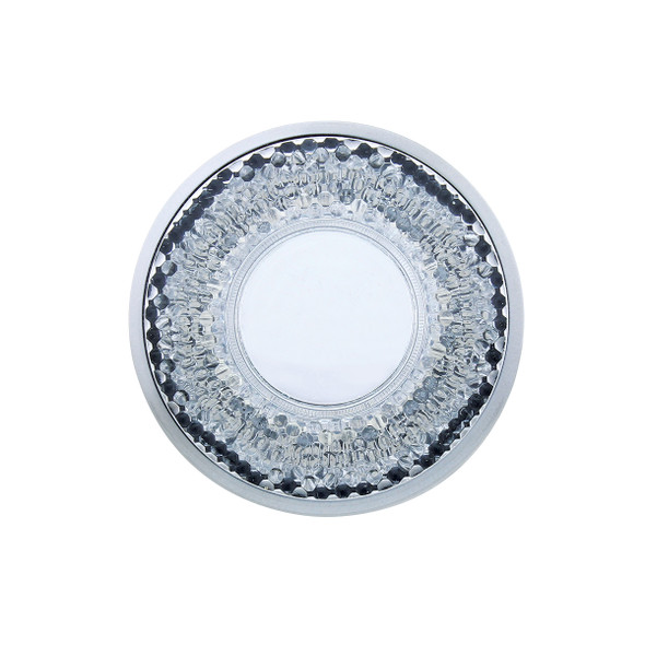 9 LED 2" Round Mirage Light (Clearance/Marker) - Red Led/Clear Lens (Bulk)