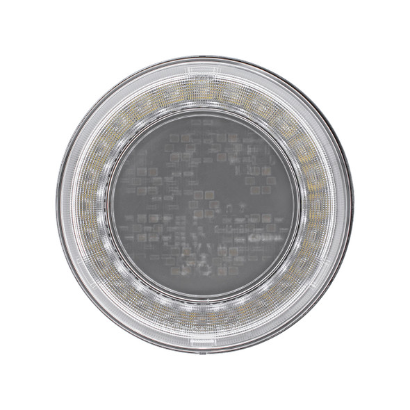 33 LED 4" Round Lumos Light S-Series (Turn Signal) - Amber LED/Clear Lens