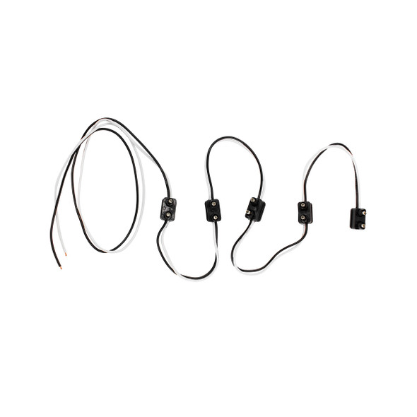 2 Prong Plug Wiring Harness With 5 Plugs & 7" Lead (Bulk)