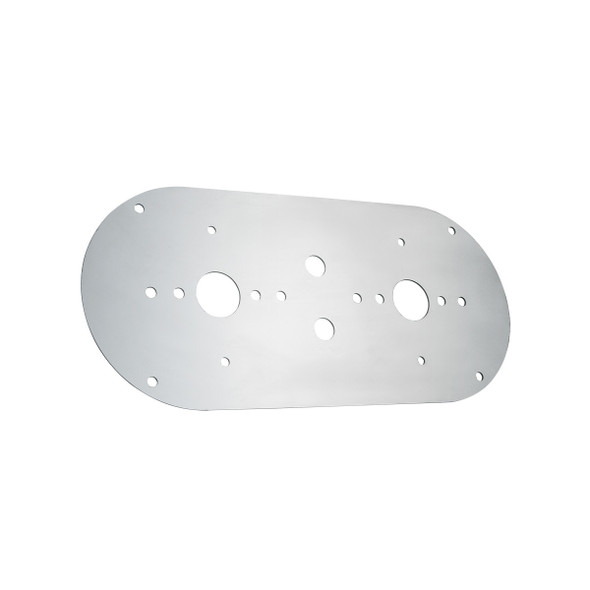 304 Stainless Steel Above Door Dome Light Plate For Kenworth & Peterbilt Trucks