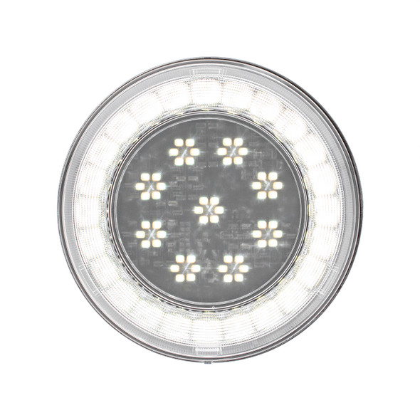 33 LED 4" Round Lumos Light S-Series (Back-Up) - White LED/Clear Lens