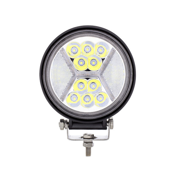 4.5" 24 High Power LED Work Light With "X" Blue Light Guide
