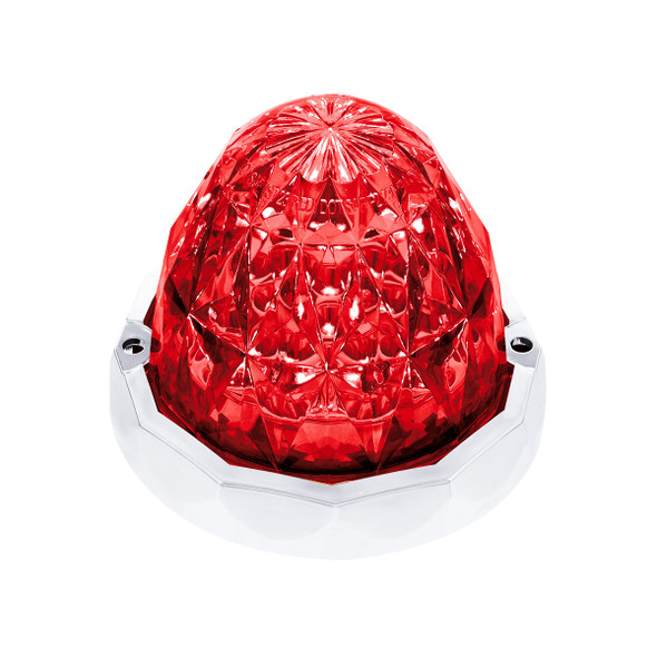 19 LED Dual Function Crystal Watermelon Light Kit With Bezel-Red LED/Red Lens
