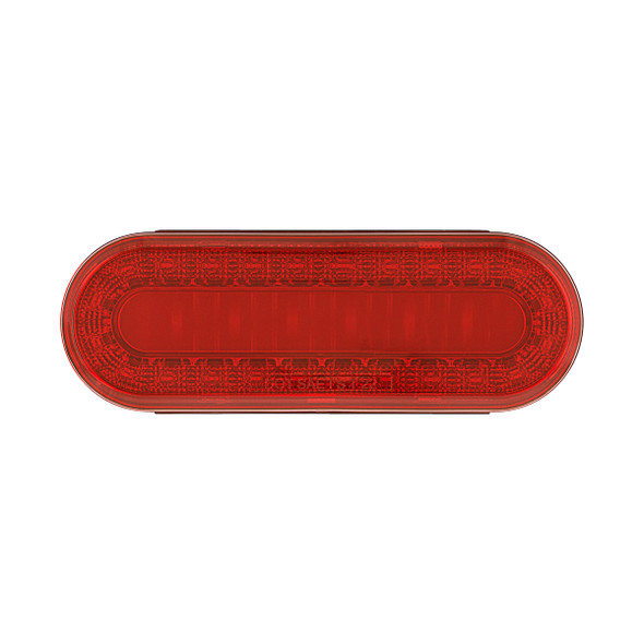 30 LED 6" Oval Lumos Light I-Series (Stop, Turn & Tail) - Red LED/Red Lens