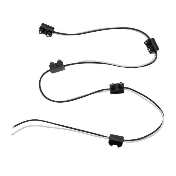 2-Prong Plug Wiring Harness With 6" Lead Between Plugs - 5 Plugs
