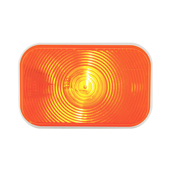 Rectangular Turn Signal Light - Amber Lens (Each)
