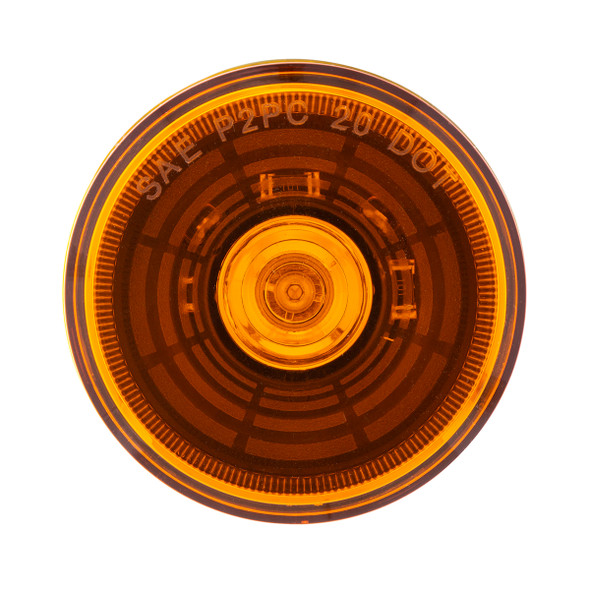 4 LED 2.5" Round Abyss Light (Clearance/Marker) - Amber LED/Amber Lens