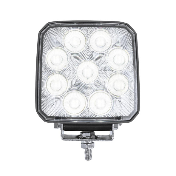 9 LED High Power 3-7/8" Square Work Light-Flood