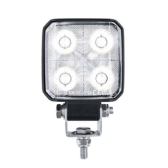 4 LED High Power 3" Square Work Light-Flood