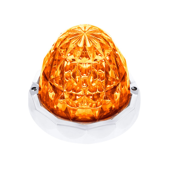 Double Fury 19 LED Dual Function Crystal Watermelon Light Kit With Bezel-Amber & Green LED/Clear Lens