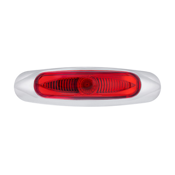 5-3/4" Wide 3 LED ViperEye Light (Clearance/Marker) - Red LED/Red Lens