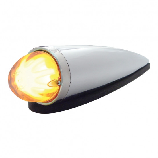 9 LED Dual Function GloLight Watermelon Cab Light Kit - Amber LED/Clear Lens