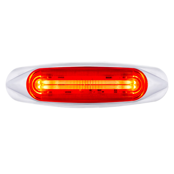 4 LED LIGHTTRACK Light (Clearance/Marker) - Red LED/Red Lens