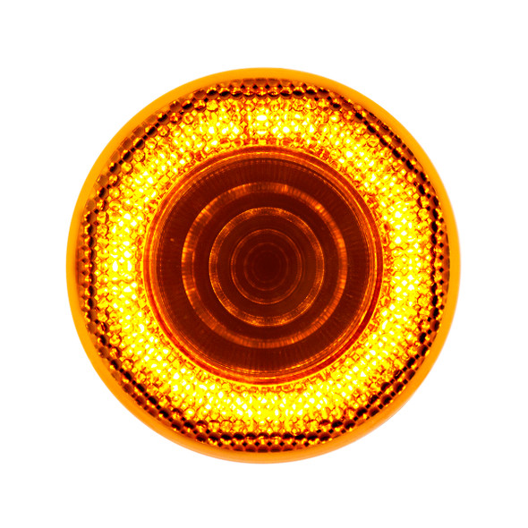 12 LED 2.5" Mirage Light (Clearance/Marker) - Amber LED/Amber Lens