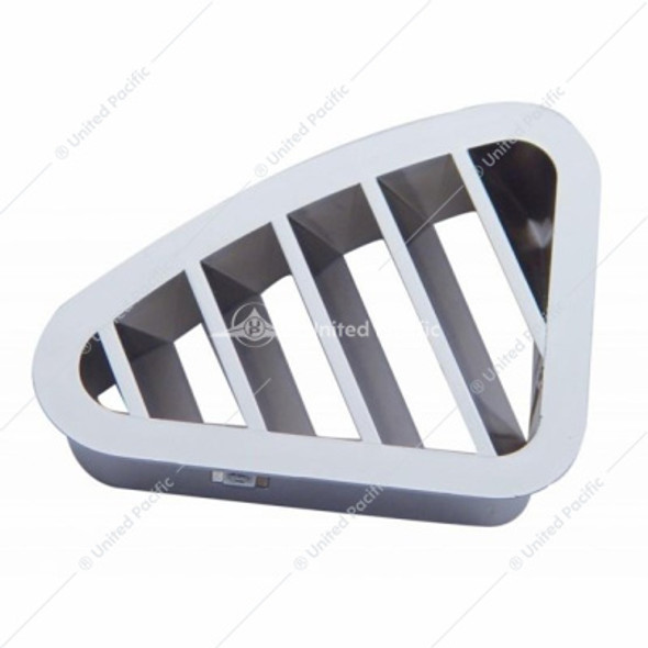 41101-UP CHROME PLASTIC A/C VENT FOR 2001-2005 PETERBILT - DRIVER