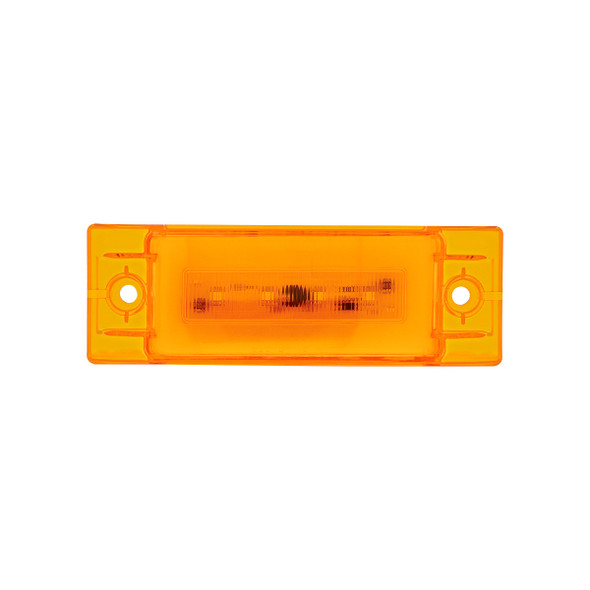 16 LED Rectangular GloLight (Clearance/Marker) - Amber LED/Amber Lens (Bulk)