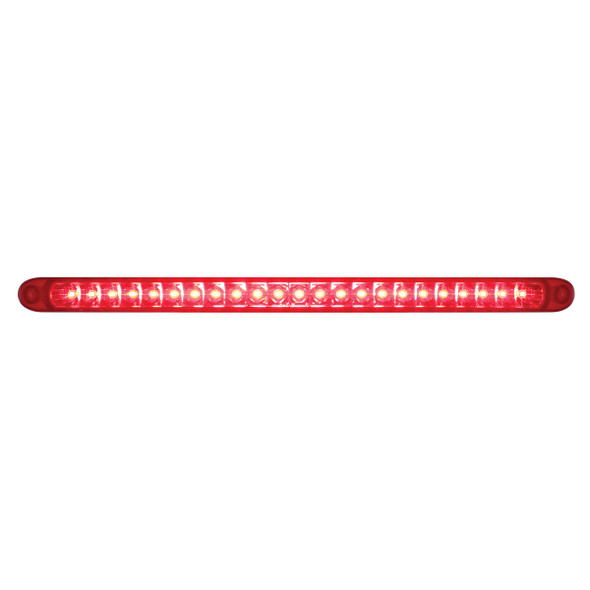 23 SMD LED 17-1/4" Reflector Light Bar Only (Stop, Turn & Tail) - Red LED/Red Lens