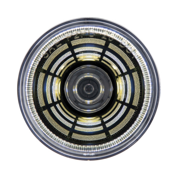 4 LED 2.5" Round Abyss Light (Clearance/Marker) - White LED/Clear Lens