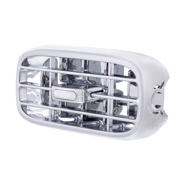 41186-UP CHROME PLASTIC A/C VENT FOR 2006+ PETERBILT - MAIN VENT