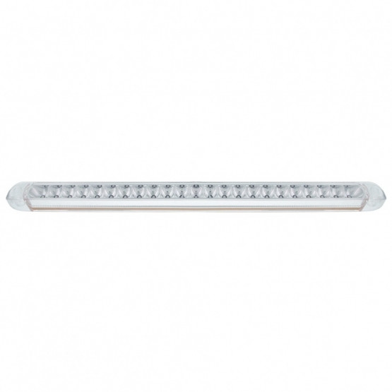 23 SMD LED 17-1/4" Reflector Turn Signal Light Bar Only - Amber LED/Clear Lens