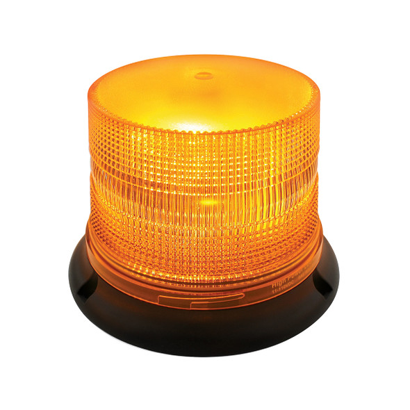 3 High Power LED 5" Round Beacon Light - Magnet Mount