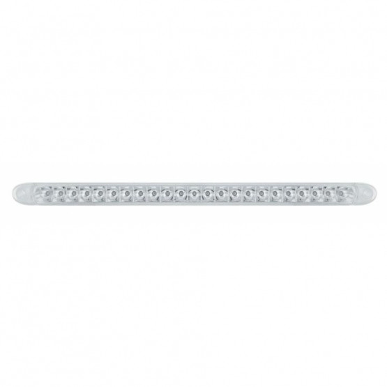 23 SMD LED 17-1/4" Reflector Turn Signal Light Bar Only - Amber LED/Clear Lens (Bulk)