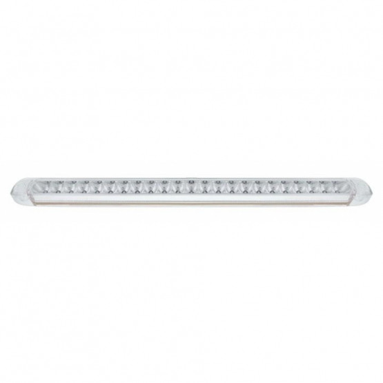 23 SMD LED 17-1/4" Reflector Turn Signal Light Bar Only - Amber LED/Clear Lens (Bulk)